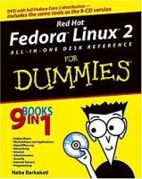 Red Hat Fedora Linux 2 All-in-One Desk Reference For Dummies артикул 13564d.